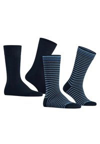 Burlington ONE SIZE EVERYDAY STRIPE SO - MIXED 2-PACK - Socken - blau
