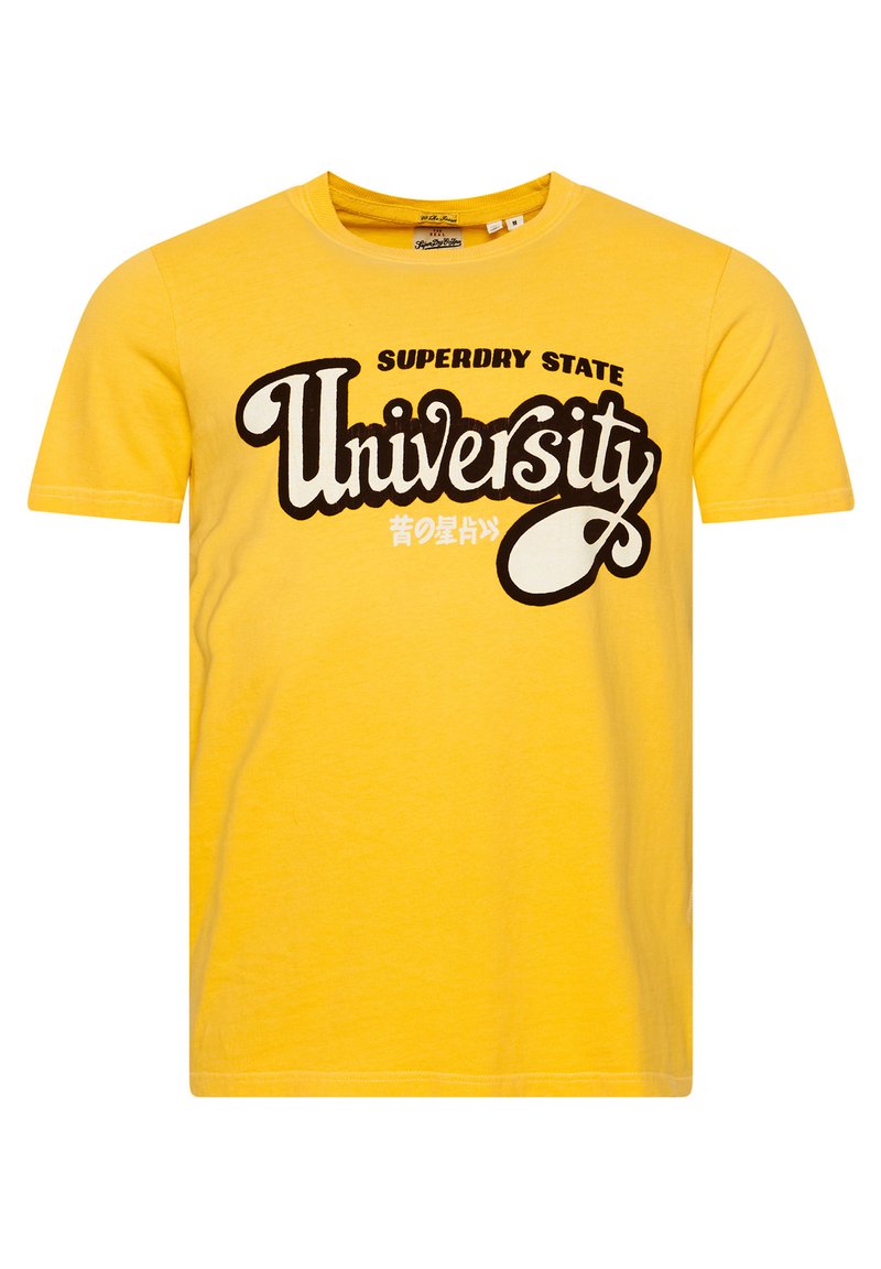 Superdry & Co T-shirt print geel Superdry & Co T-shirt print geel