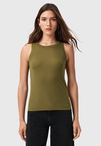 AllSaints RINA TANK - Débardeur - fango green
