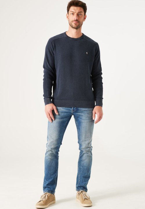 Pull Marin Binic Armor Lux - Laine Et Acrylique Tricoté Classique