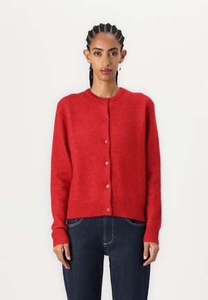NOR SHORT CARDIGAN - Gilet - scarlet sage