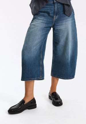 Bershka, GATHERED - LOAFERS - Instappers - black