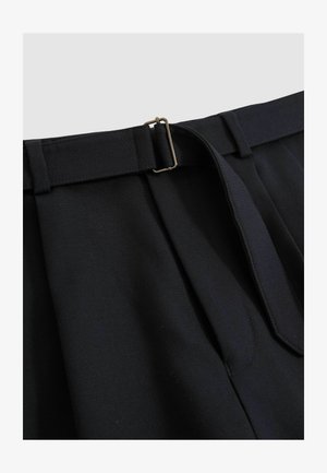 Reiss REGULAR FIT - STRAP BLEND BELTED PLEATED - Anzughose - navy