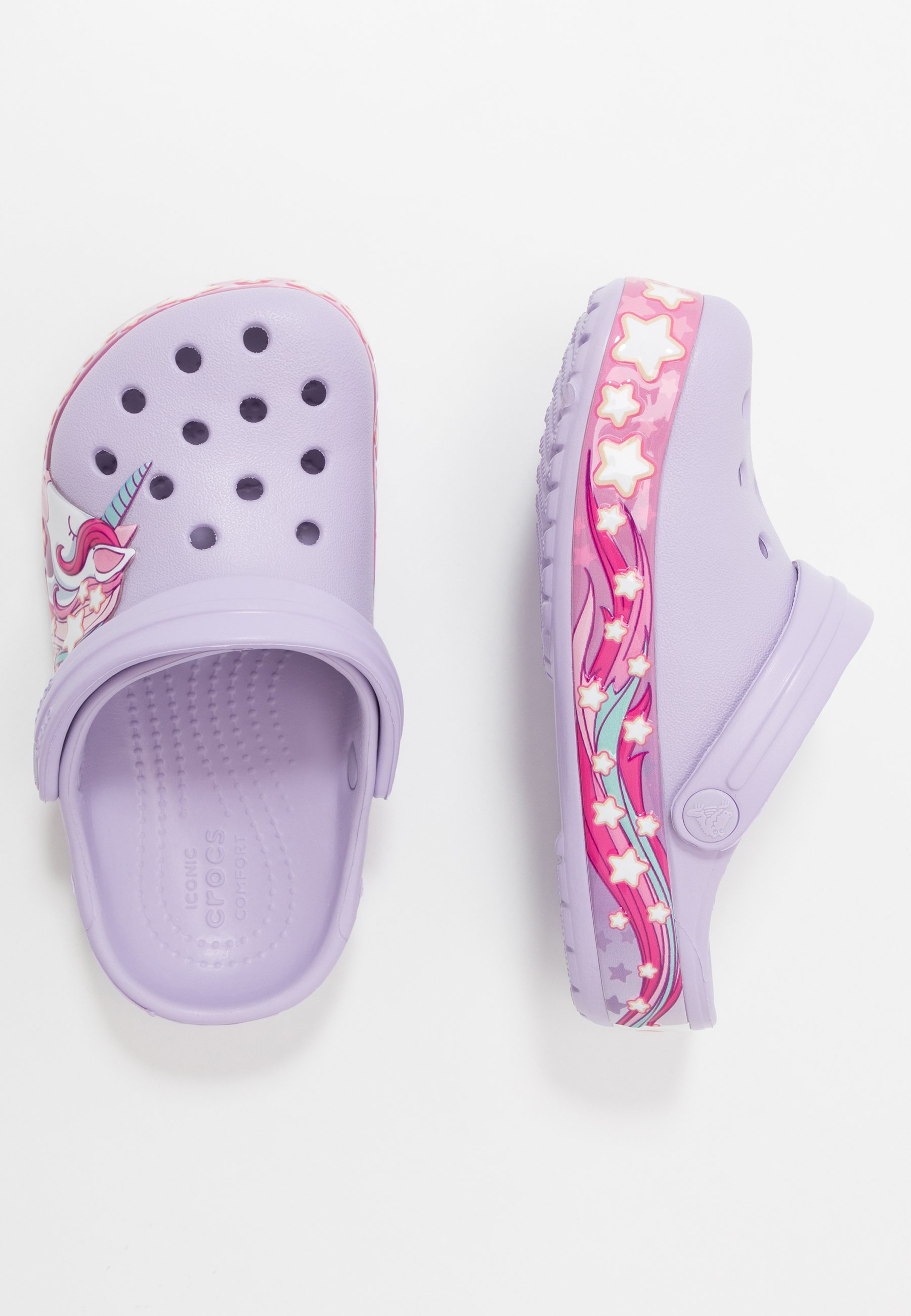 unicorn crocs size 1