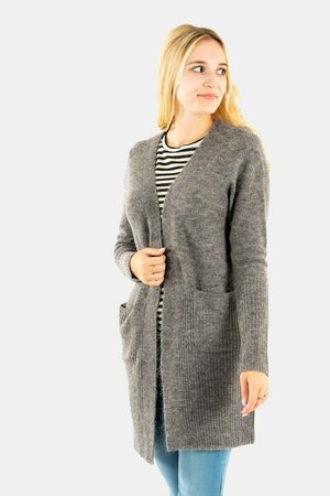 ICHI IHKAMARA CA7 - Cardigan - grey