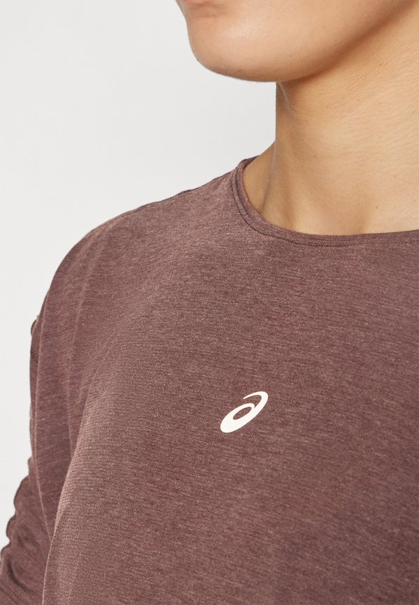 NAGINO RUN TOP - Sports T-shirt - coffee heather3