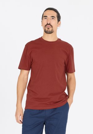 T-shirts basic - madder brown