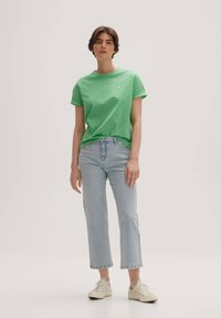 OPUS SERZ HEART DETAIL - T-shirt basique - green flash