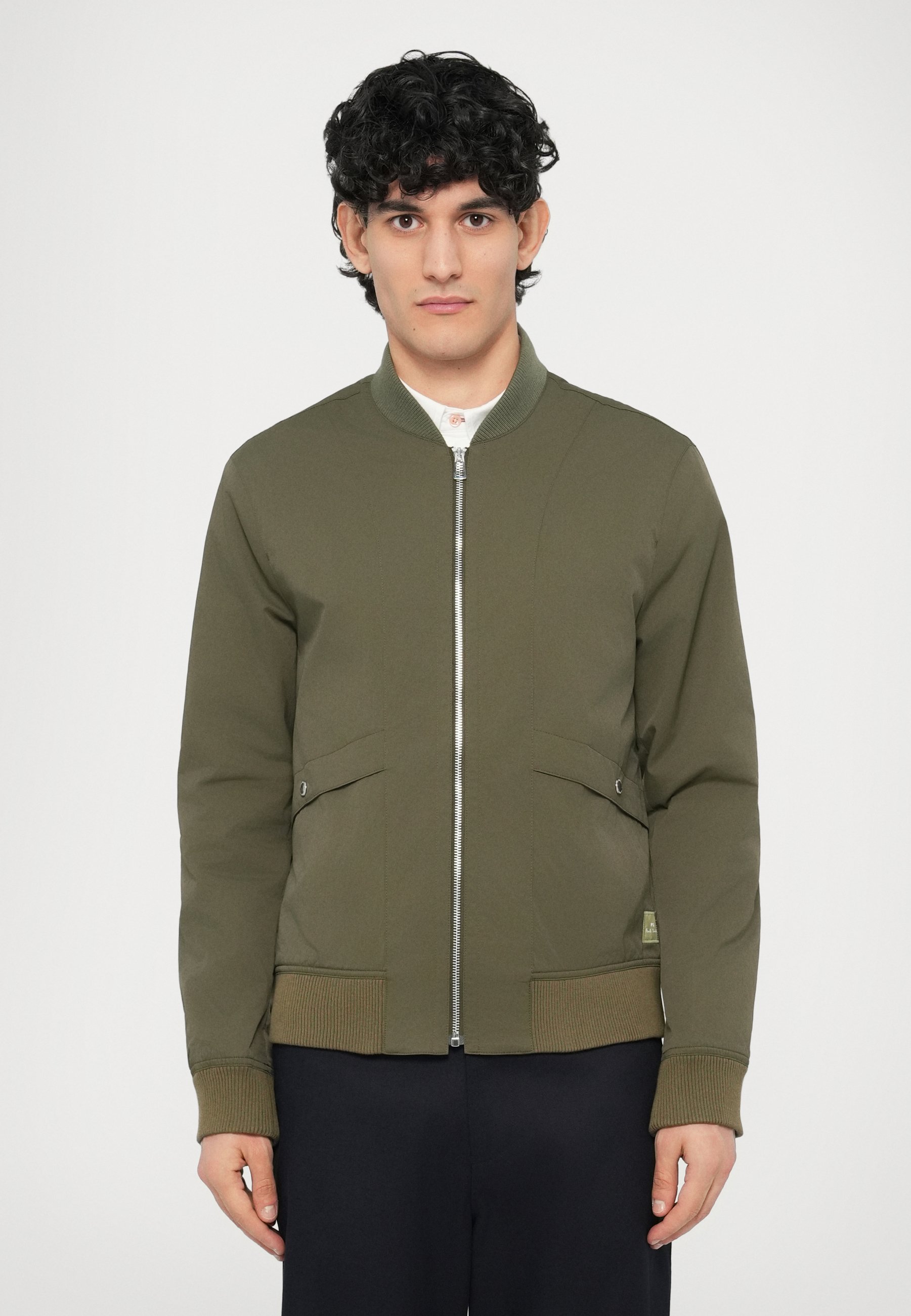 New 【Paul Smith】 Fleece-lined Set Up ZIP Blouson Pants Dark Green M
