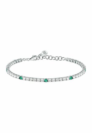 Armband - green silver-coloured