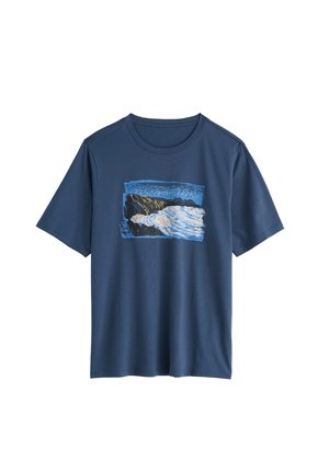 Seasalt Cornwall, SEASALT CORNWALL MIDWATCH T-SHIRT - Nyomott mintás póló - hidden beach squall