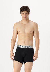 Calvin Klein Underwear BOXER BRIEF 3 PACK CKR STEEL COTTON - Cuecas boxer - hemis blue/ troposp/ convoy