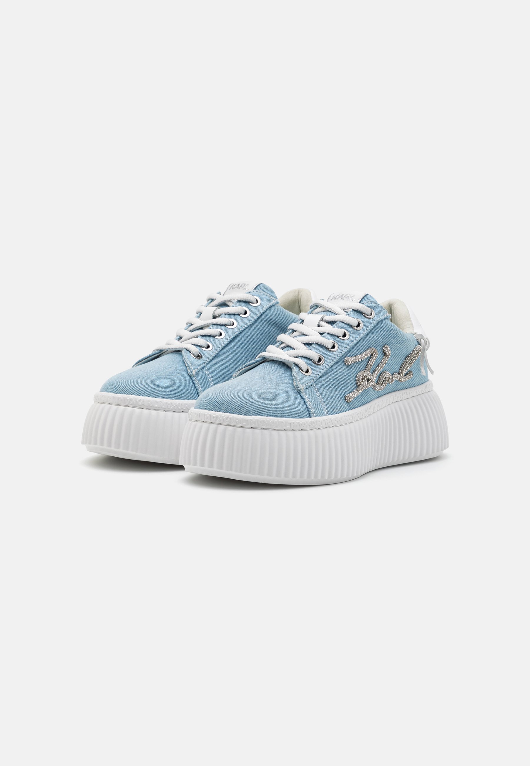 KARL LAGERFELD KREEPER WHIPSTITCH - Sneakers low - light blue