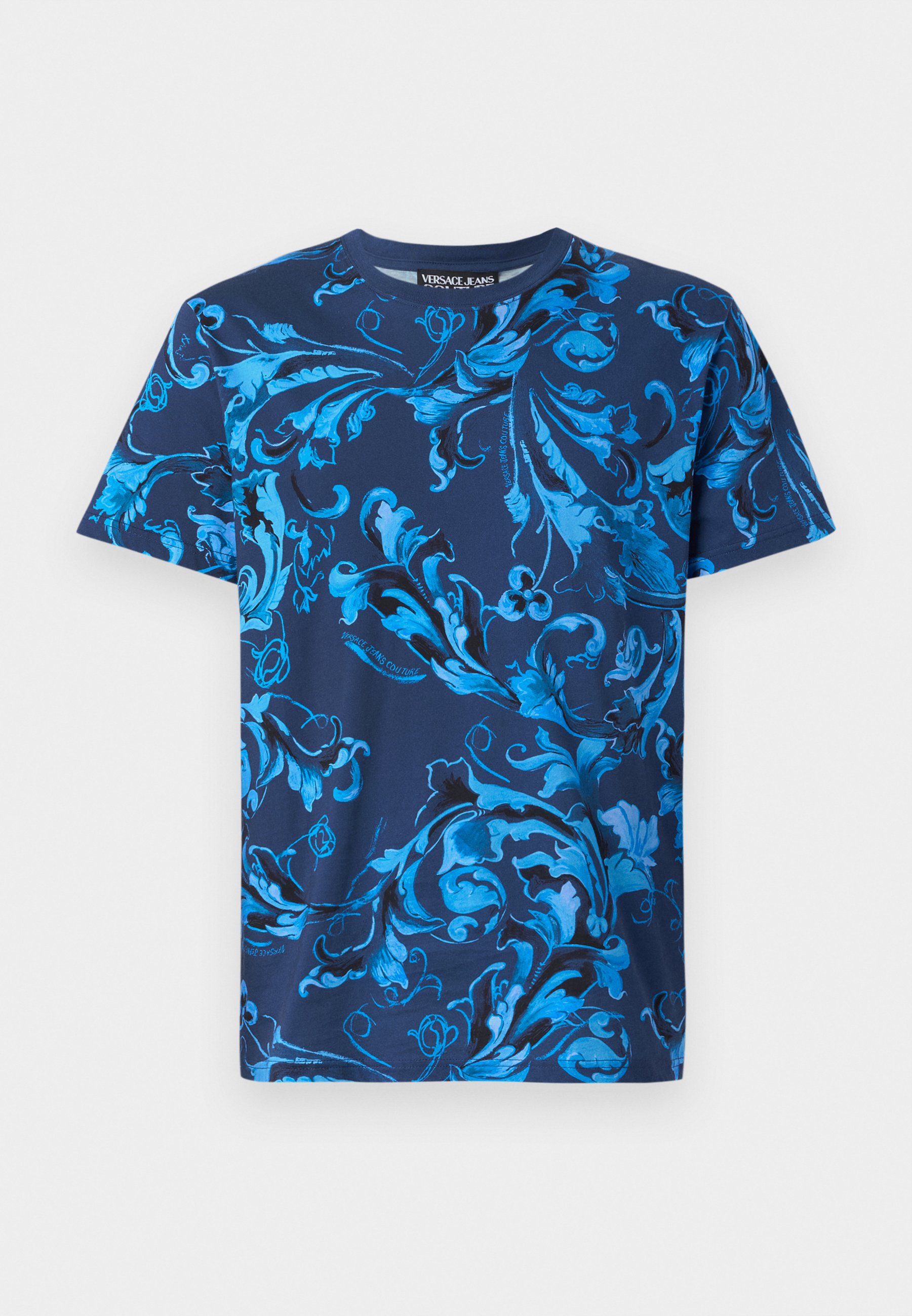Versace Jeans Couture ALL OVER - Print T-shirt - navy/blue