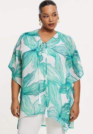 KAFTAN PRINT - Tunika - turquoise