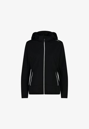 CMP SOFTSHELLJACKE MIT LEICHTEM FLEECE 32A0456 - Chaqueta softshell - nero