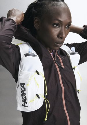 HOKA AIROLITE SHORT SLEEVE - Μπλουζάκι με στάμπα - pink blurr