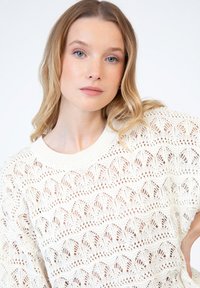 AN'GE OPENWORK VENUSIA - Pullover - ecru