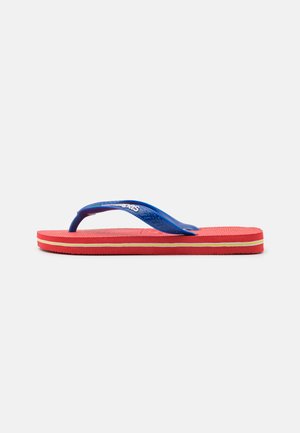 BRASIL LOGO UNISEX - Tåsandaler - ruby red