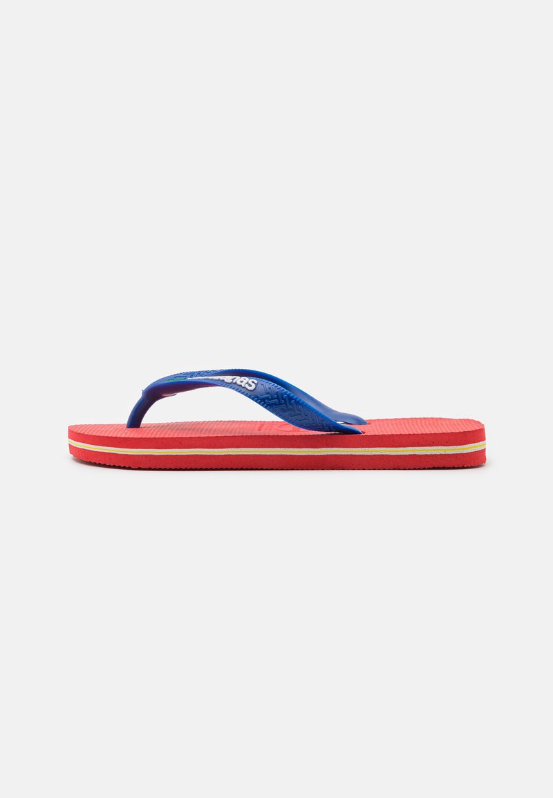 Havaianas BRASIL LOGO UNISEX - Tåsandaler - ruby red