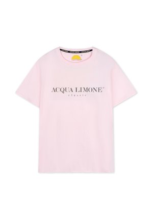 T-shirt med print - pale pink