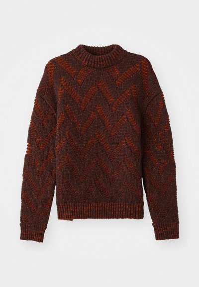 Henrik Vibskov FLAT CREWNECK - Džemperis - brown