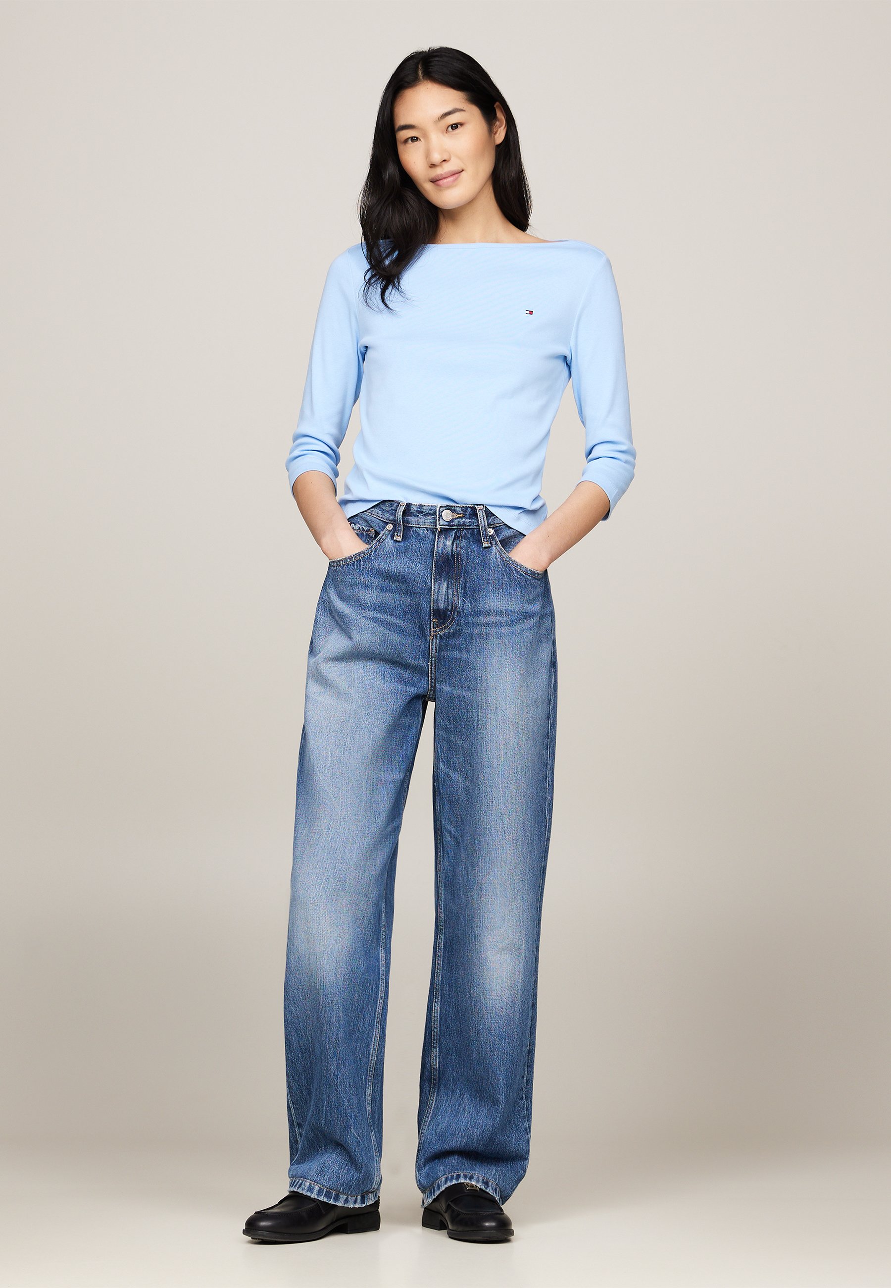 Tommy Hilfiger SLIM CODY BOAT - Long sleeved top - vessel