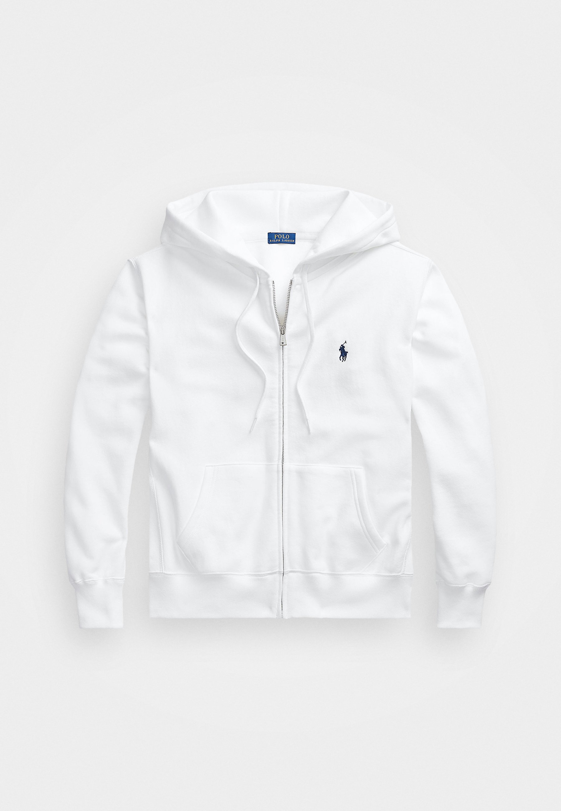 Polo Ralph Lauren FULL ZIP HOODIE Zip-up sweatshirt white