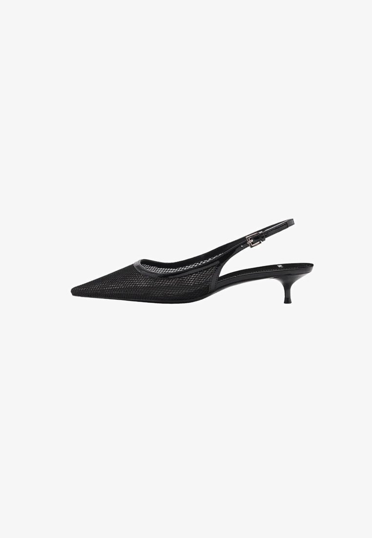 Mango Pantofi clasici cu toc - black