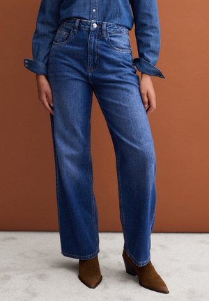 PIOMBO, STRAIGHT-FIT JEANS - Jeans a sigaretta - denim blue