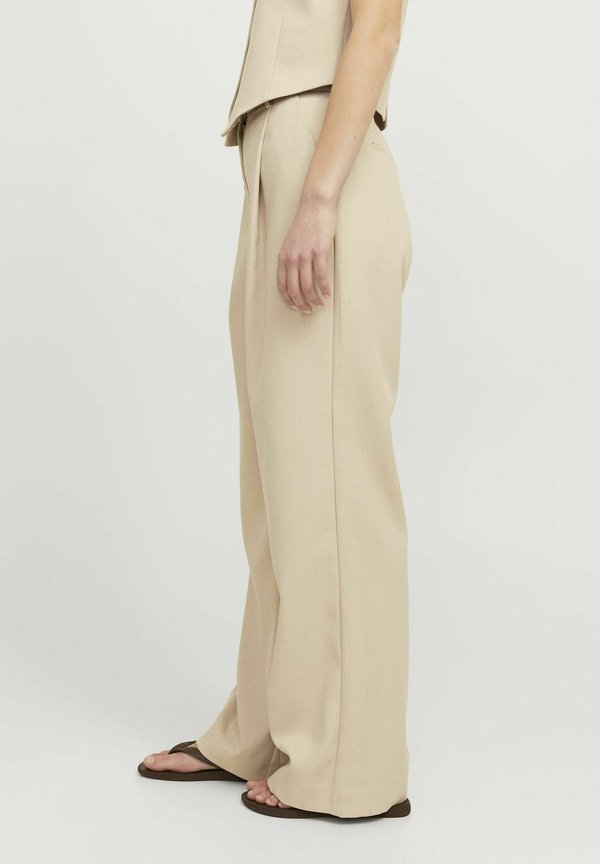 JXELLIS STRUCTURED WIDE PANT - Trousers - feather gray3