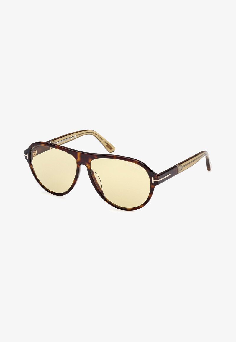 Tom Ford QUINCY - Solbriller - marrone chiaro verde