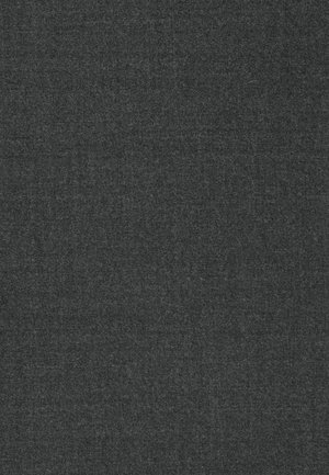 Texturerad mörkgrå tyg med ett subtilt vävmönster, som uppvisar en mjuk, matt yta som passar för klädsel eller kläder.