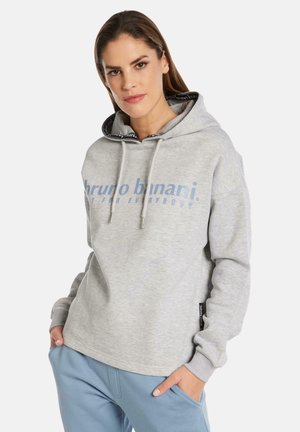 MIT SCHRIFTZUG CALDERON - Hoodie - grau   melange