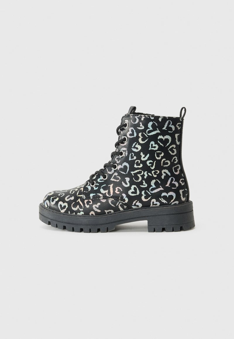 Friboo Botas con cordones - black