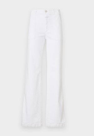 CLOSED ARIA - Flared-farkut - white