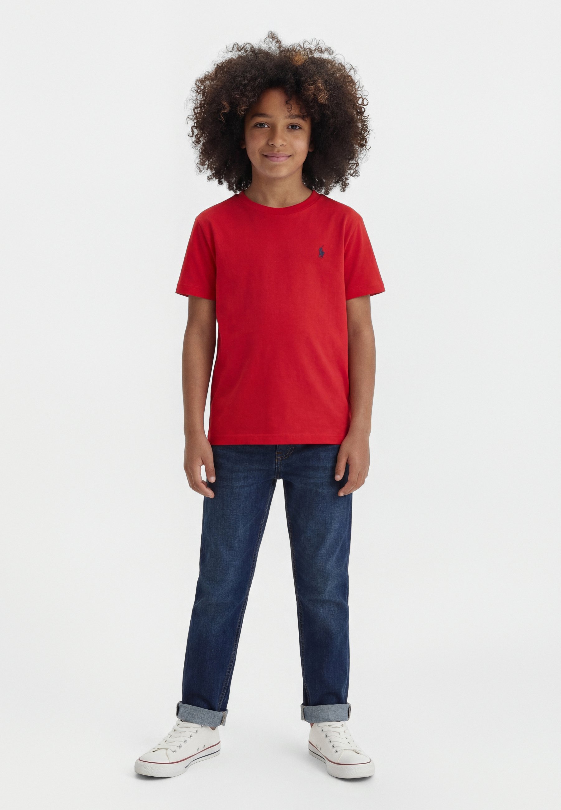 Polo Ralph Lauren COTTON JERSEY CREWNECK TEE 7-14Y UNISEX - T