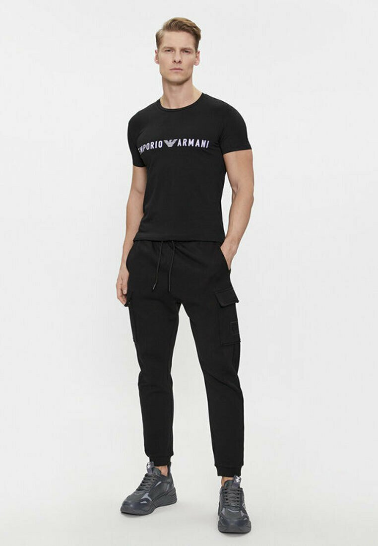 EA7 Emporio Armani T-shirt print zwart