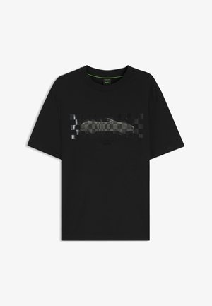 BOSS, - T-shirt z nadrukiem