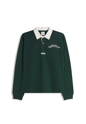 LONG SLEEVE BOXY FIT - Polotričko - evergreen