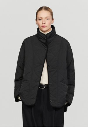 Massimo Dutti, JACKET WITH WAVY STITCHING DETAIL - Übergangsjacke - black