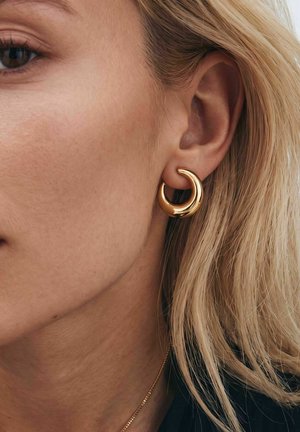 EDBLAD, WISHBONE STUDS LARGE - Boucles d'oreilles - gold-coloured