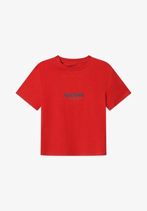Pepe Jeans, PEPE JEANS PRINT T-SHIRT OSCARS - T-shirt con stampa - rugby red