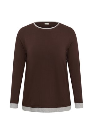 Kaffe Curve, KCHANSO 2-IN-1 LONG SLEEVE - T-shirt à manches longues - coffee bean
