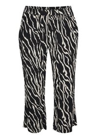 Kaffe Curve KCDALA AMI  - Auduma bikses - black   antique zebra print