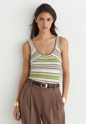 Reiss, Top - white green