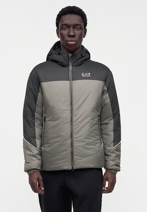 EA7 Emporio Armani, TRAIN ATHLETIC PUFFY JACKET - Zimná bunda - pewter