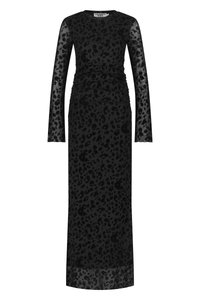 Colourful Rebel MAUDE LEOPARD FLOCK DRESS - Cocktail φόρεμα / Φόρεμα για πάρτι - black