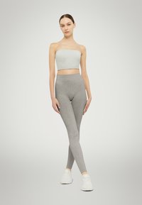 Wolford FADING SHINE - Leggings - titanium shine
