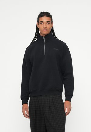 LOGO BOXY - Sportinis megztinis - black